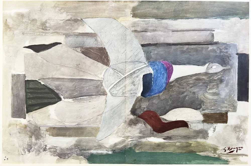 Lithografie Braque (After) - Carnets intimes de Braque X