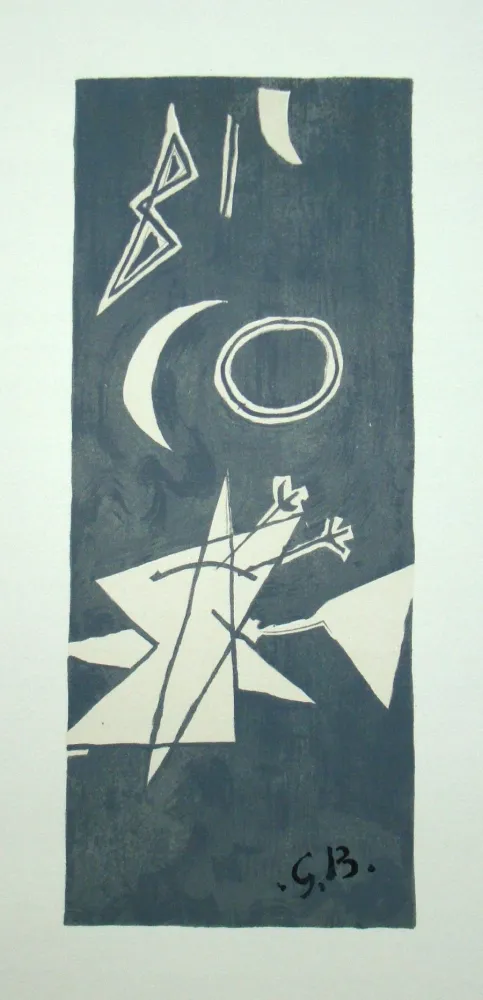 Lithografie Braque (After) - Ciel gris II.