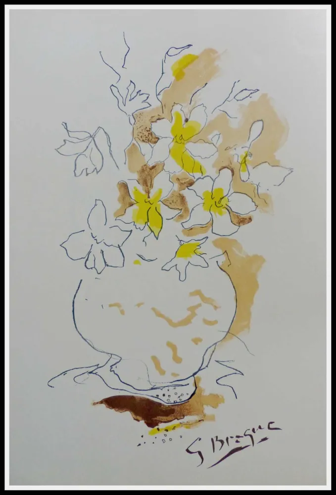 Lithografie Braque (After) - LE BOUQUET