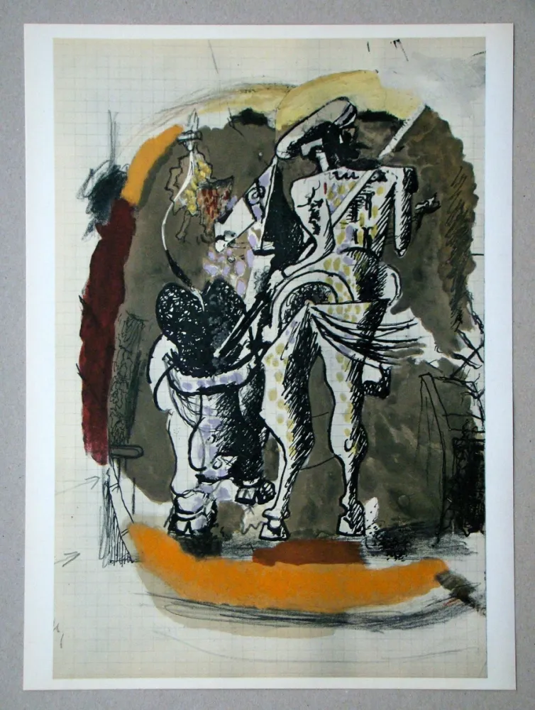 Lithografie Braque (After) - Le Torero