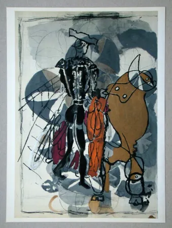 Lithografie Braque (After) - Le Torero
