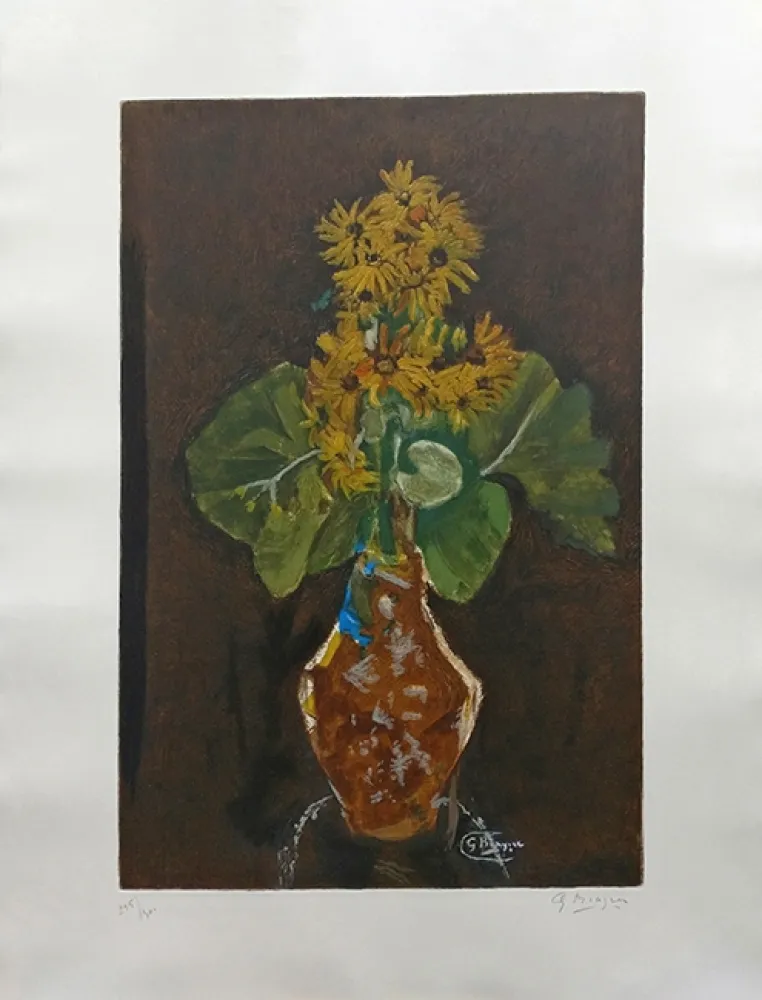 Ets En Aquatint Braque (After) - LES MARGUERITES
