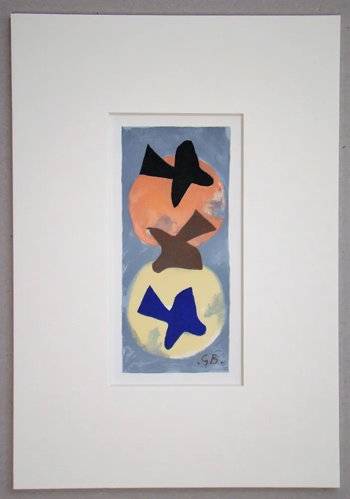 Lithografie Braque (After) - Soleil et Lune I.