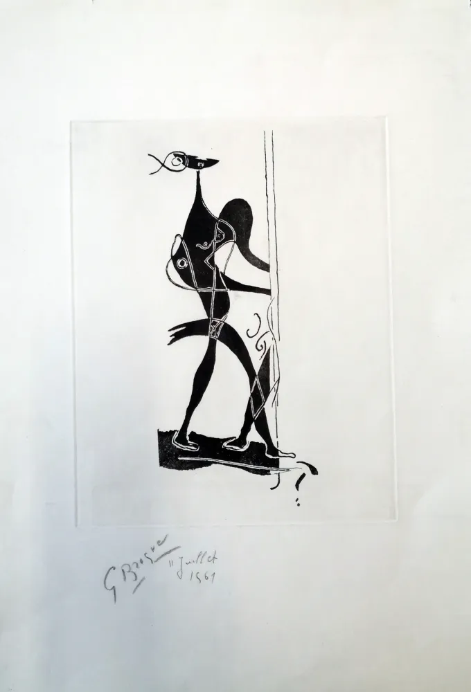 Ets En Aquatint Braque - Ajax