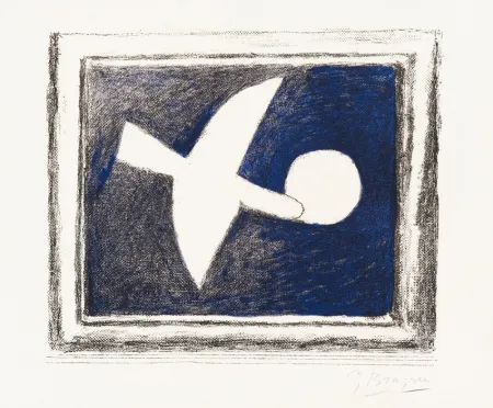 Lithografie Braque - Astre et Oiseau (Star and Bird) I, 1958-59