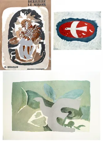 Geïllustreerd Boek Braque - BRAQUE, derniers messages. Derrière le Miroir n° 166 . Juin 1967.