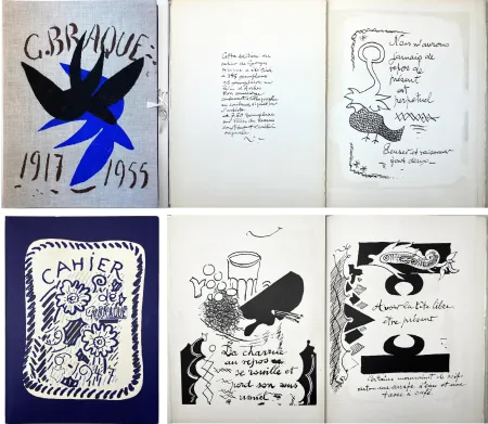 Geïllustreerd Boek Braque - CAHIER DE GEORGES BRAQUE 1917-1947 et 1947-1955 (supplément)