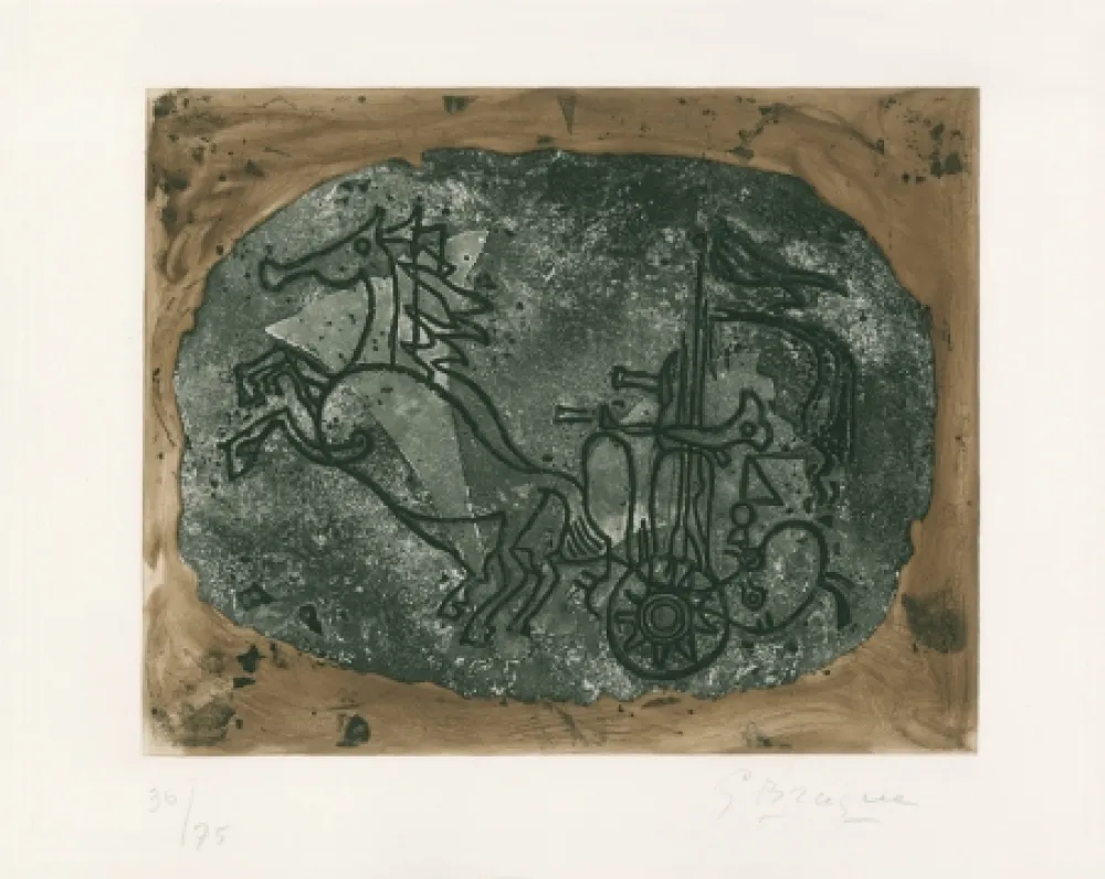 Ets En Aquatint Braque - 