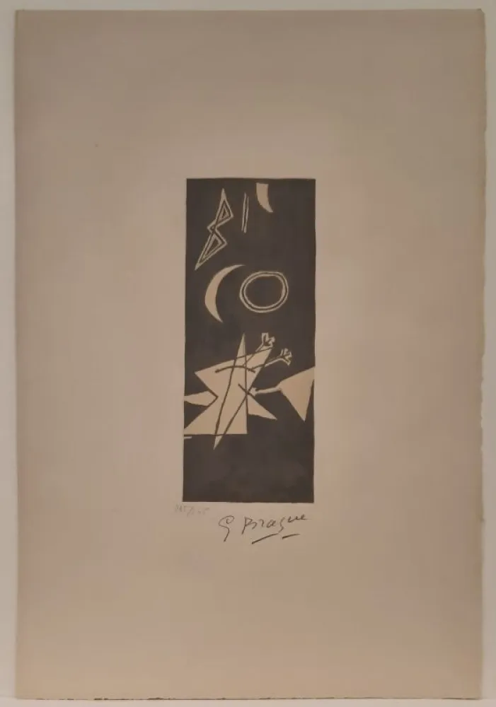 Lithografie Braque - Ciel Gris II