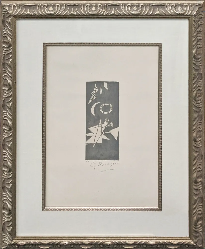 Lithografie Braque - CIEL GRIS II