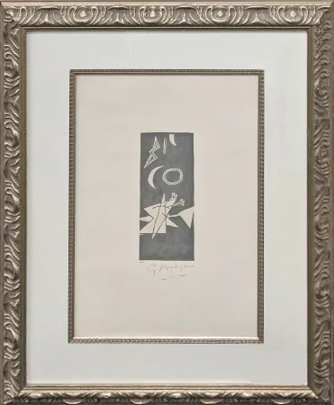 Lithografie Braque - CIEL GRIS II