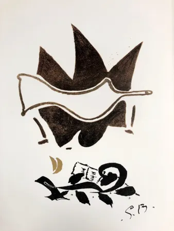 Lithografie Braque - Composition
