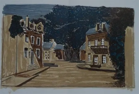 Lithografie Braque - Decor pour Les Facheux