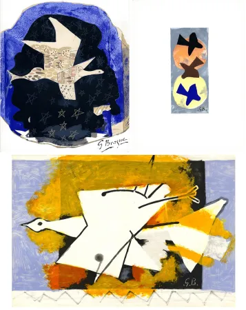 Geïllustreerd Boek Braque - DERRIÈRE LE MIROIR N° 115. BRAQUE. Juin-Juillet 1959
