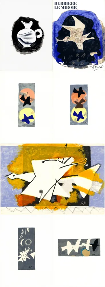 Geïllustreerd Boek Braque - DERRIÈRE LE MIROIR N° 115. BRAQUE. Juin-Juillet 1959.