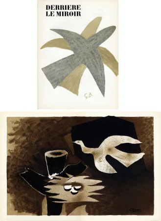 Geïllustreerd Boek Braque - DERRIÈRE LE MIROIR N° 85-86. BRAQUE. Avril-mai 1956.