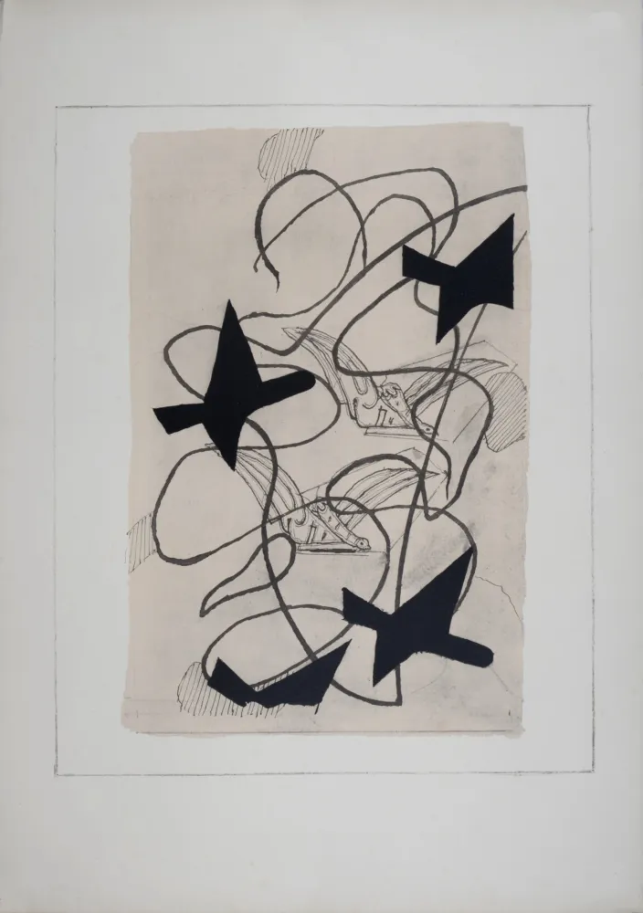 Lithografie Braque - Étude, 1971
