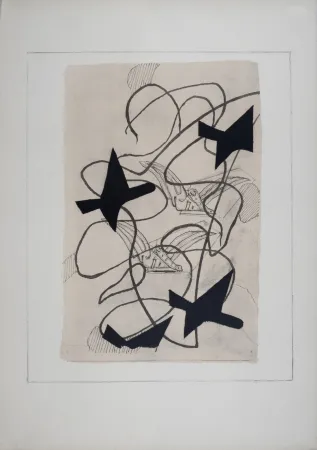 Lithografie Braque - Étude, 1971