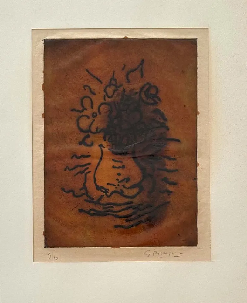 Gravure Braque - Fleurs