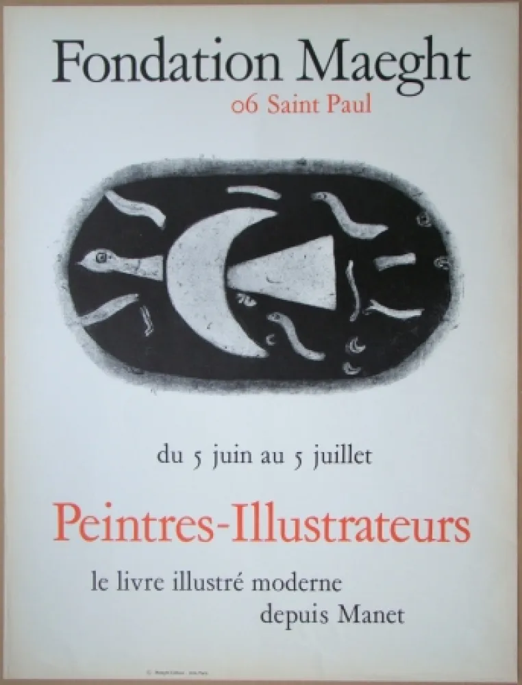 Lithografie Braque - Fondation Maeght