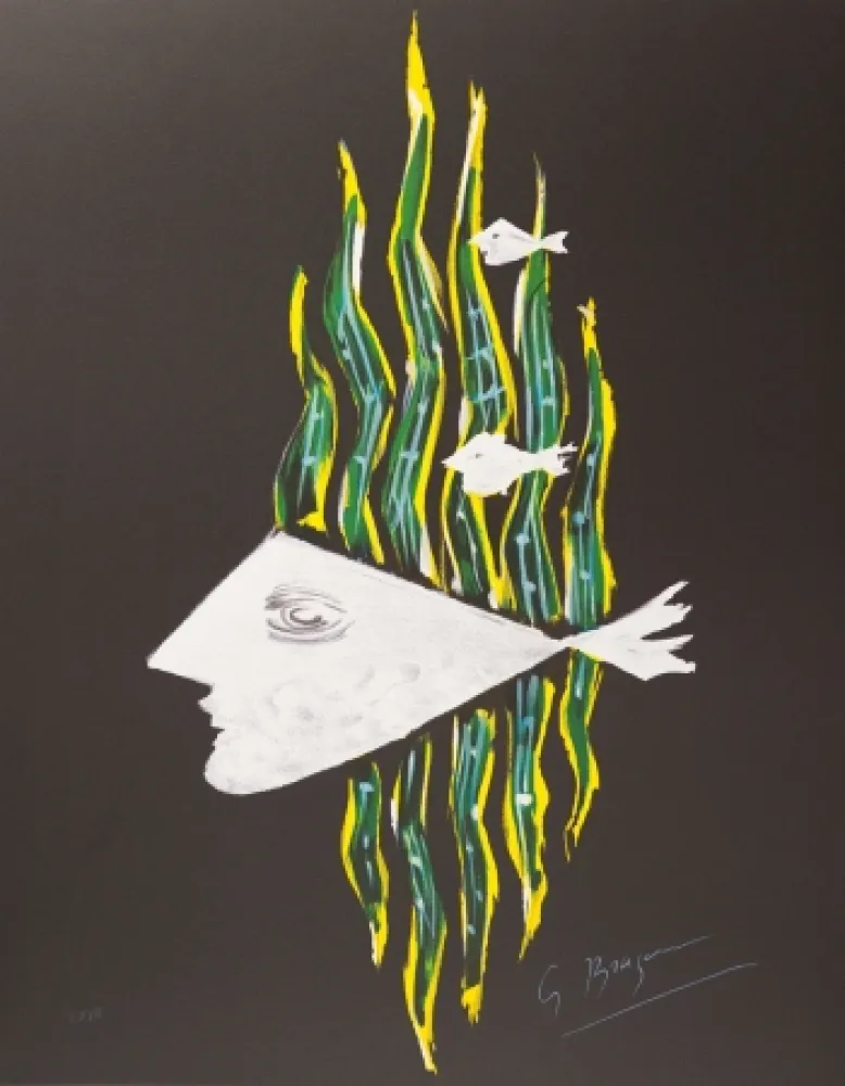 Lithografie Braque - Hébé