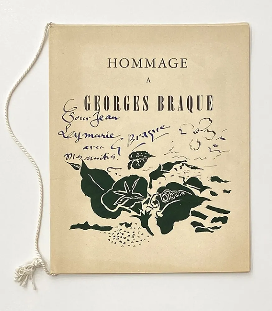 Lithografie Braque - Hommage à Georges Braque