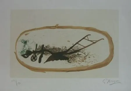 Lithografie Braque - La Charrue ( el arado)
