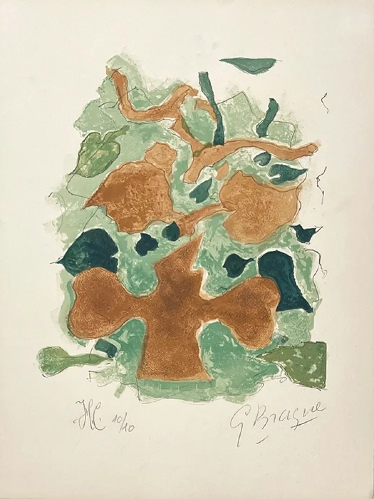 Lithografie Braque - La forêt