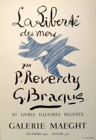 Lithografie Braque - La Liberté des mers
