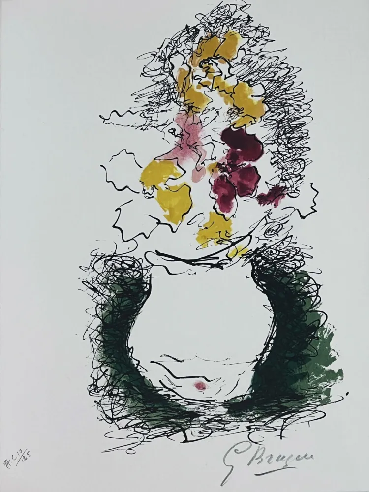 Lithografie Braque - Le Bouquet 