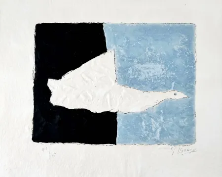 Lithografie Braque - Le Canard 
