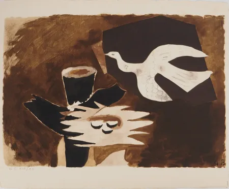 Lithografie Braque - Le nid