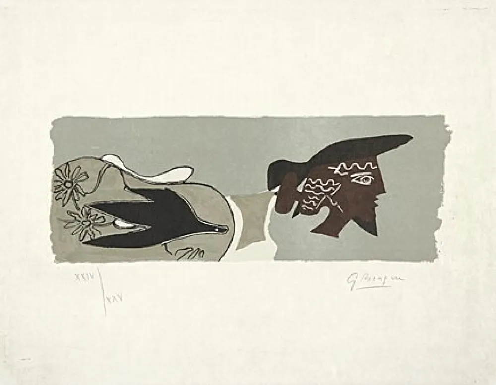 Lithografie Braque - Le Poète