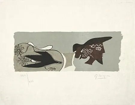 Lithografie Braque - Le Poète