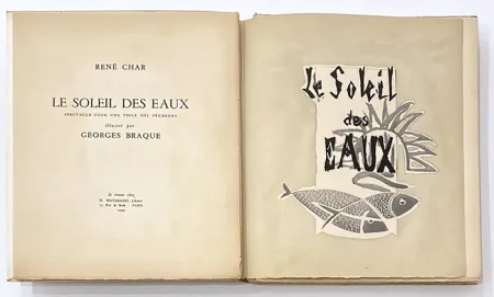 Geïllustreerd Boek Braque - Le soleil des eaux
