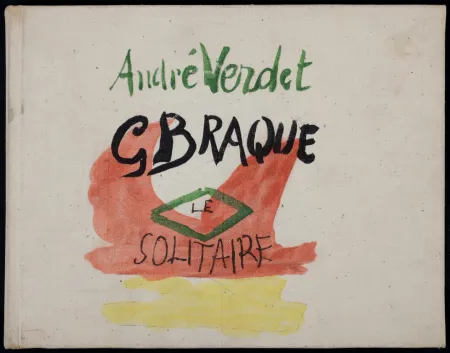Geïllustreerd Boek Braque - Le Solitaire, 1959  