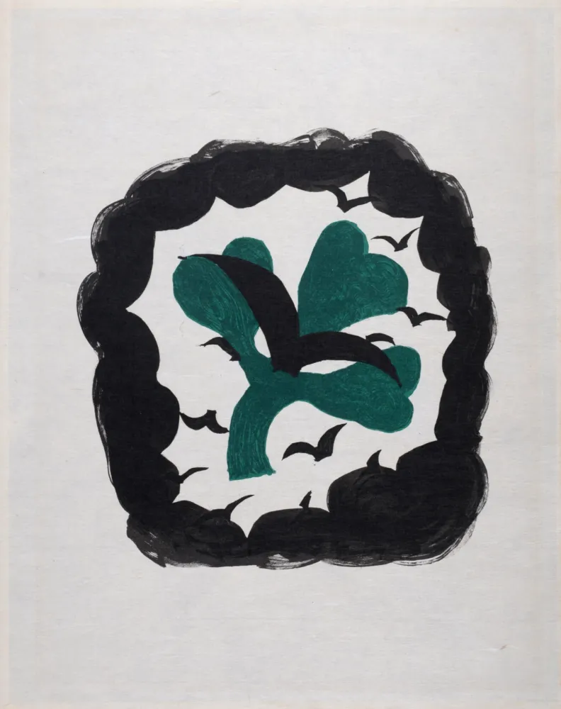 Lithografie Braque - Le Trèfle, 1963