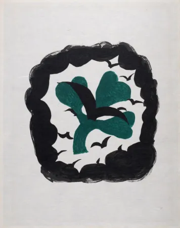 Lithografie Braque - Le Trèfle, 1963
