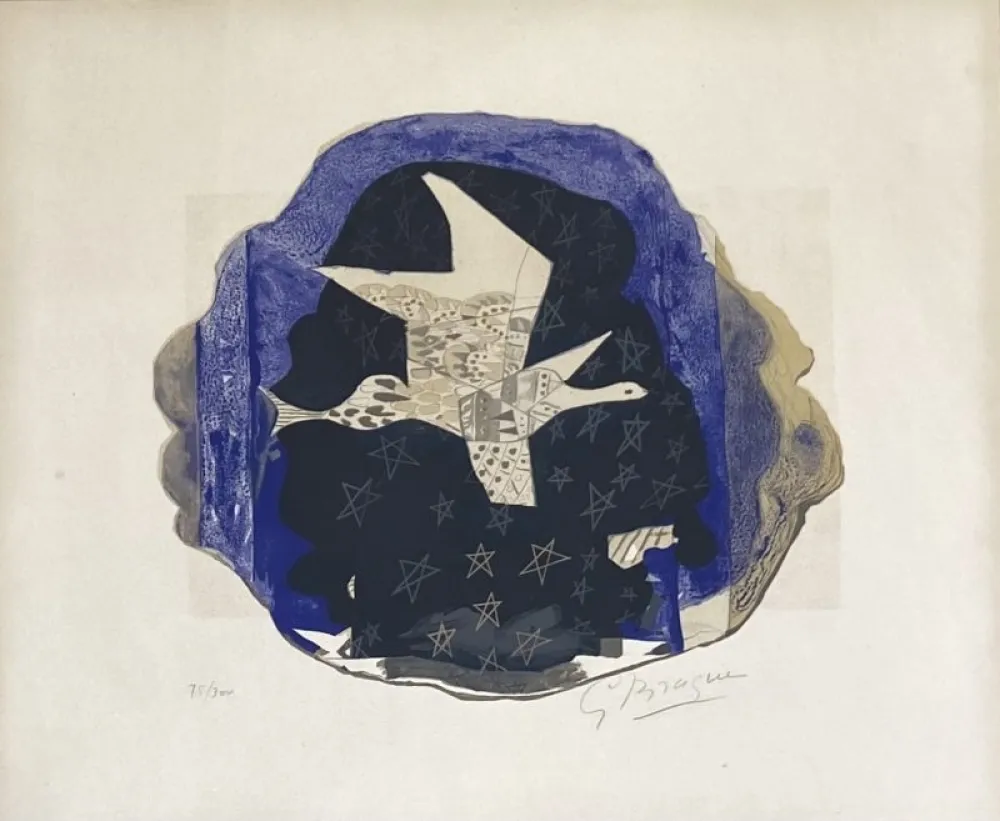 Lithografie Braque - Les étoiles 