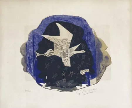 Lithografie Braque - Les étoiles 