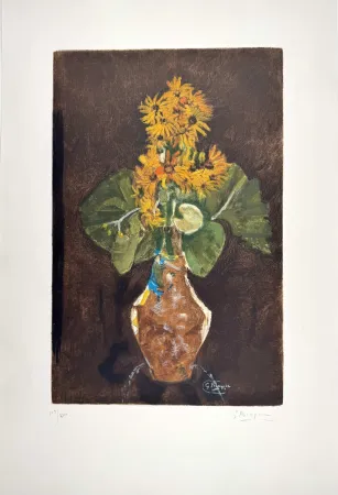 Ets En Aquatint Braque - Les Marguerites 