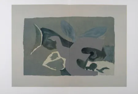 Lithografie Braque - Les Oiseaux #I, 1967