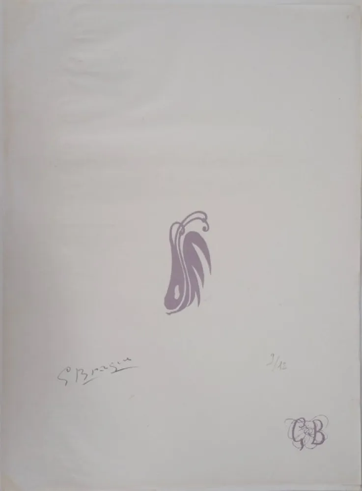 Lithografie Braque - Les paroles transparentes