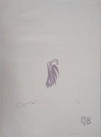 Lithografie Braque - Les paroles transparentes