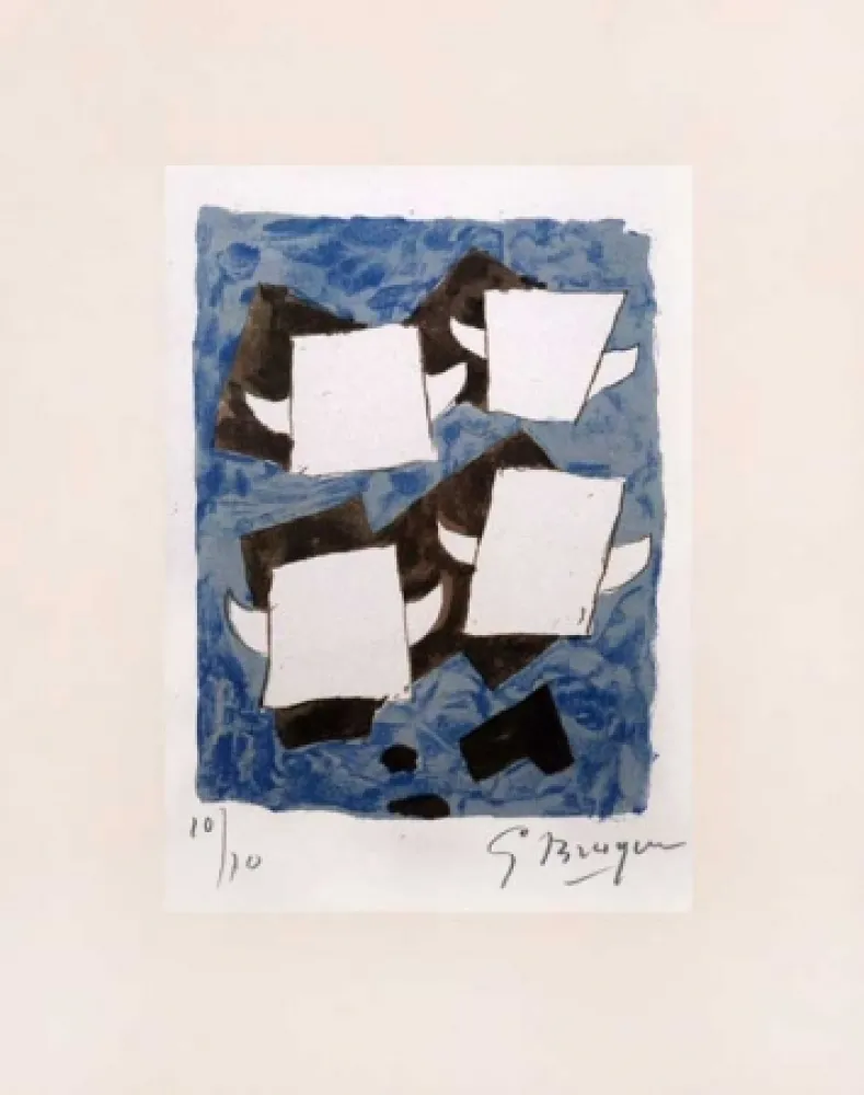 Lithografie Braque - Lithograph from Le tir à l'arc (The Archery)