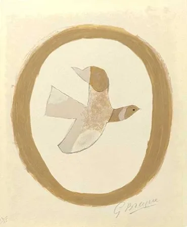 Lithografie Braque - L'oiseau des sables