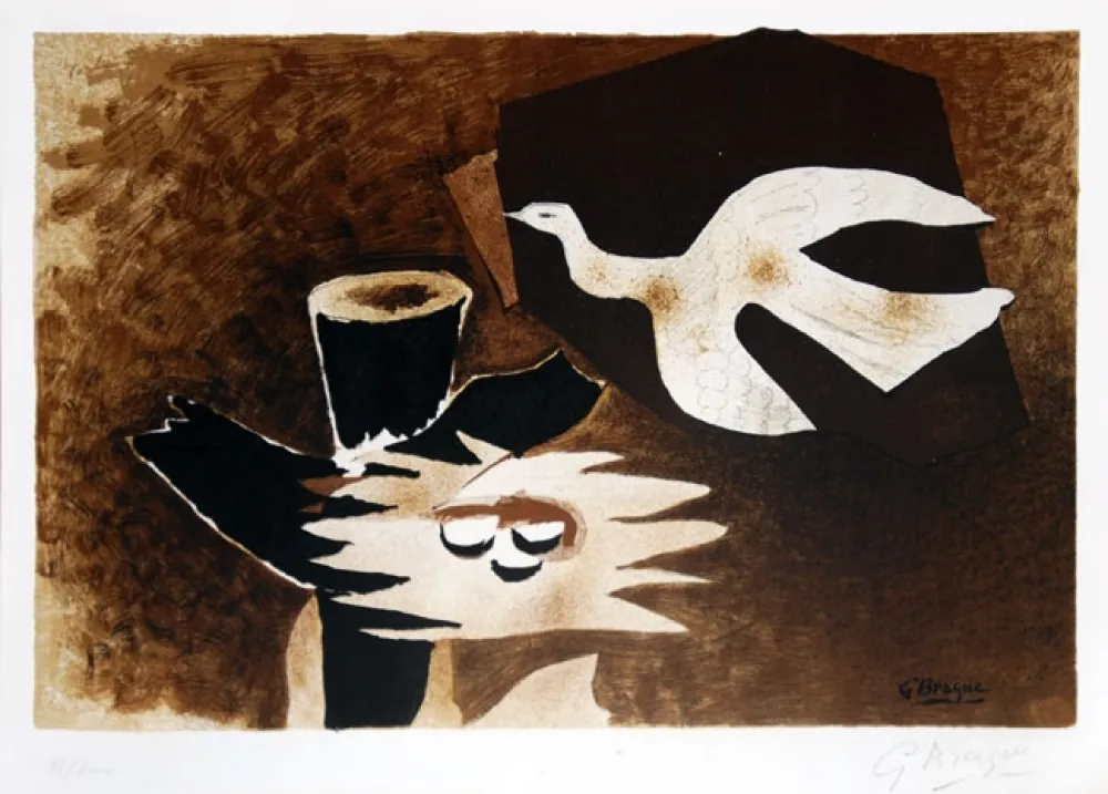 Lithografie Braque - L'oiseau et son nid (The Bird and Its Nest)