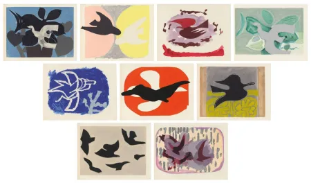 Ets En Aquatint Braque - L'ordre des oiseaux