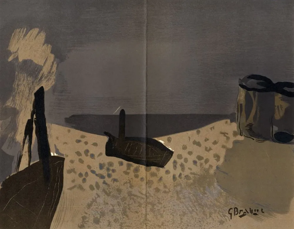Lithografie Braque - Marine
