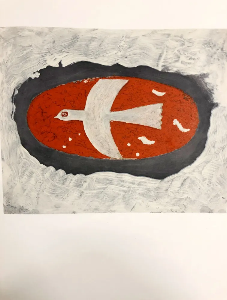 Lithografie Braque - Oiseau